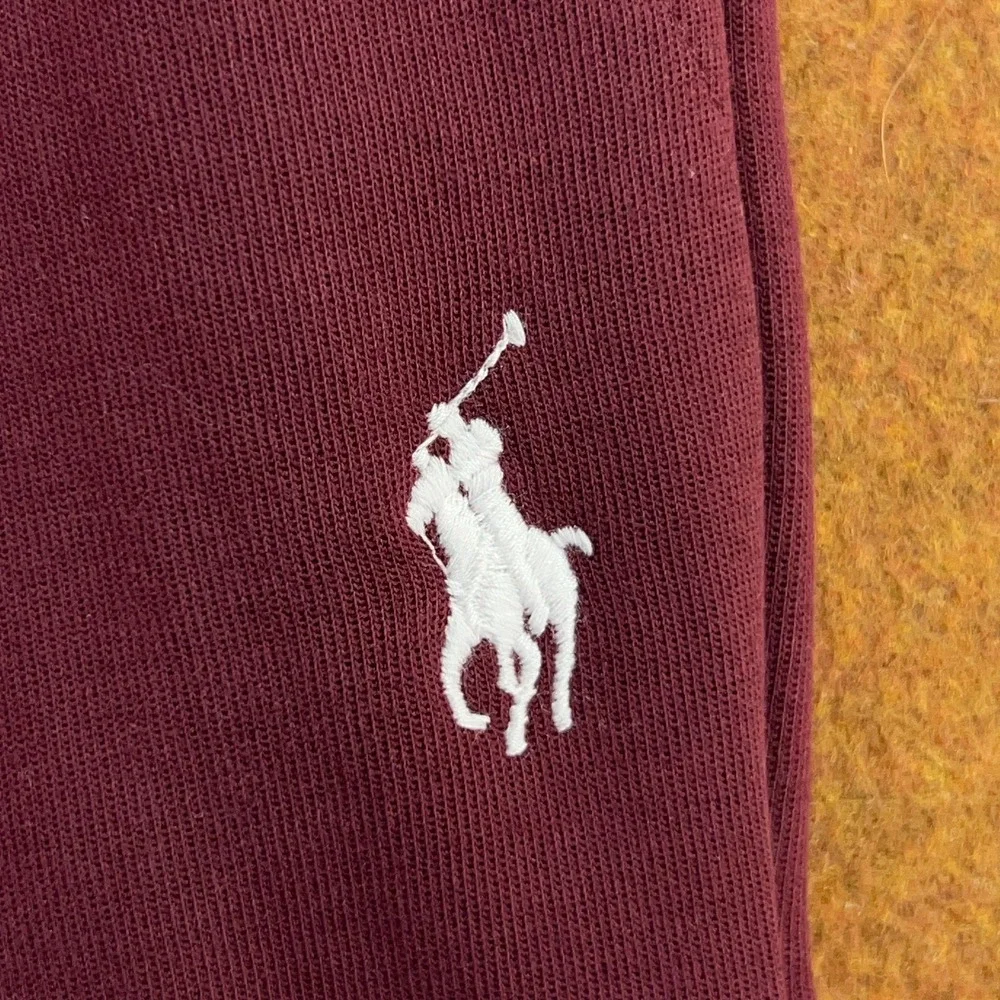 Polo Ralph Lauren Mens 2X-Large Tall Maroon Red Drawstring Tapered Jogger Pants